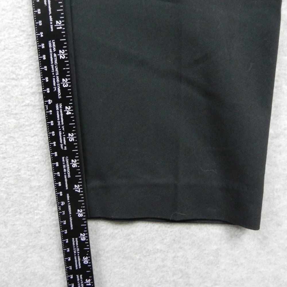 Apt 9 Pants Womens 12P Torie Dress Slacks Suit Stretch‎ Flex Flat Front Black